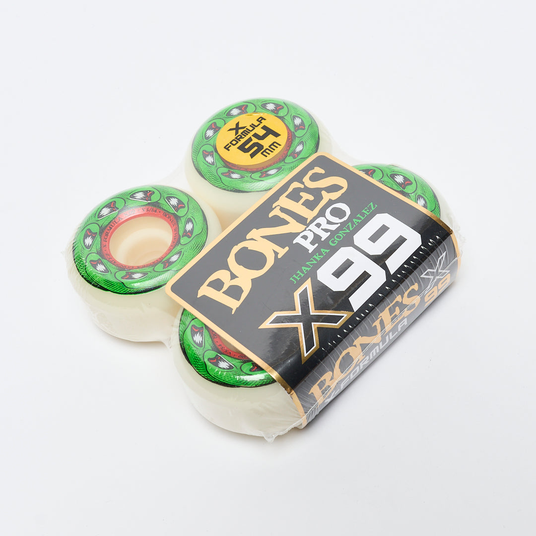 Roue - Bones Wheels - Jhanika Monito & Mat 54mm V5 Side-Cut X-Formula 99a