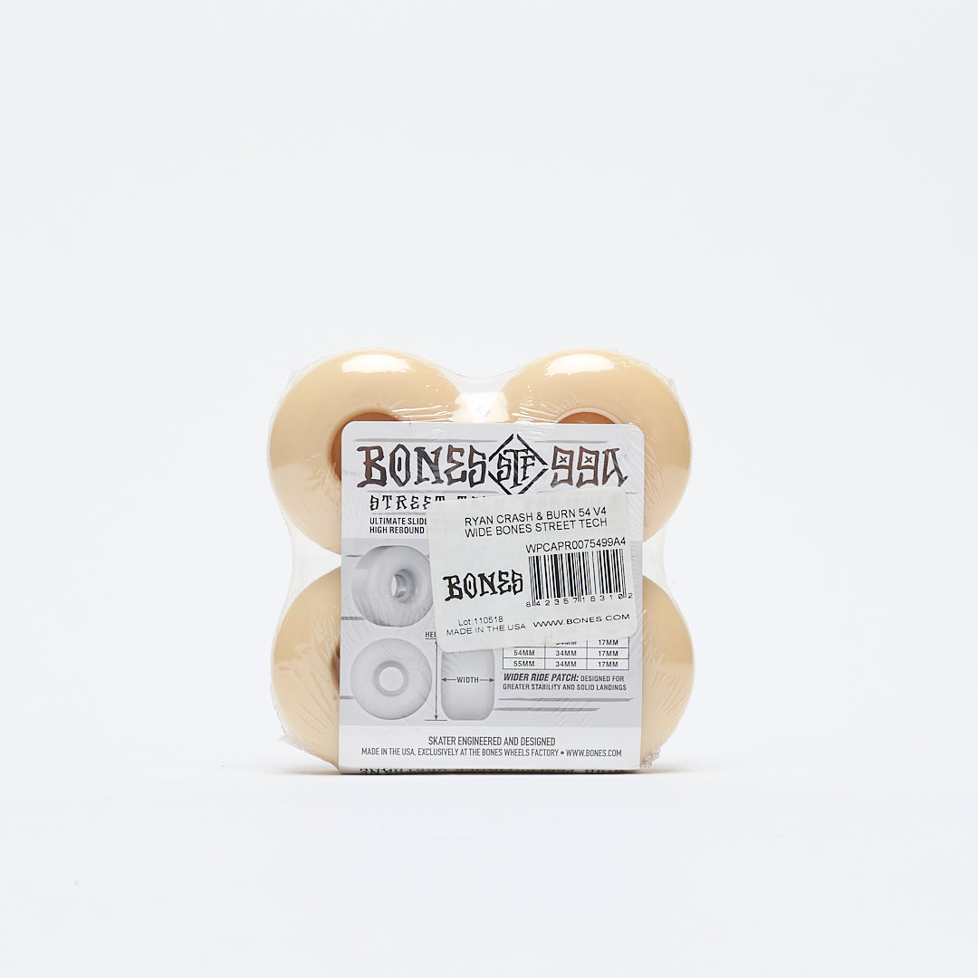 Bones STF Patrick Ryan Crash & Burn V4 Wides 53mm 99a