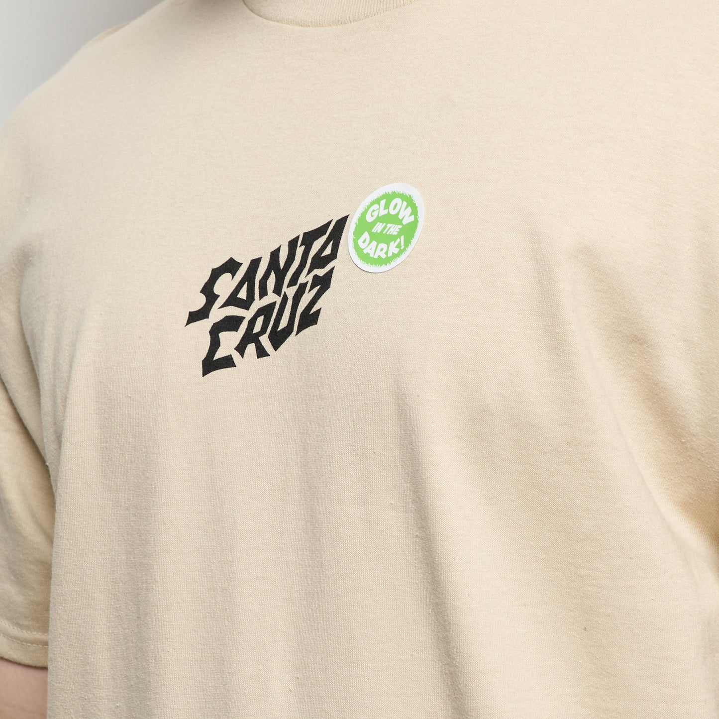 Santa Cruz - T-Shirt ST Screaming Lights SS (Sand)