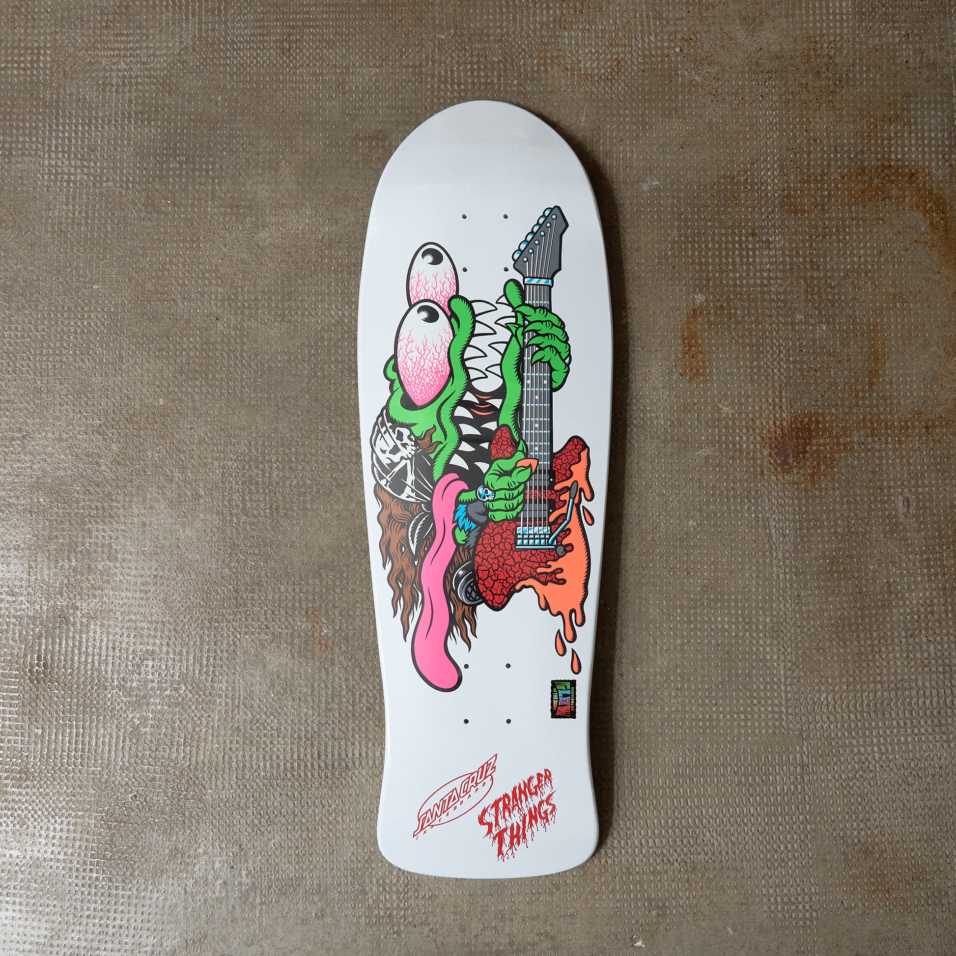 Santa Cruz - ST Meek Slasher Eddie Reveal Deck 10.1 X 31.13 "Stranger Things"