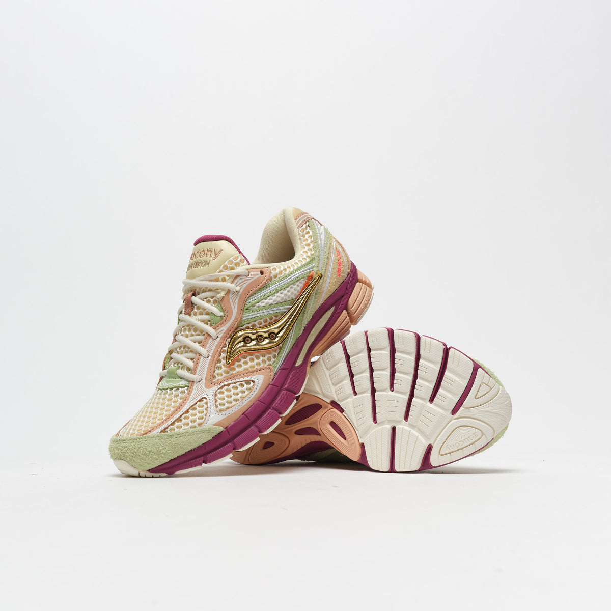 Stan Birch x Saucony Progrid Guide 7 Cream/Mauve