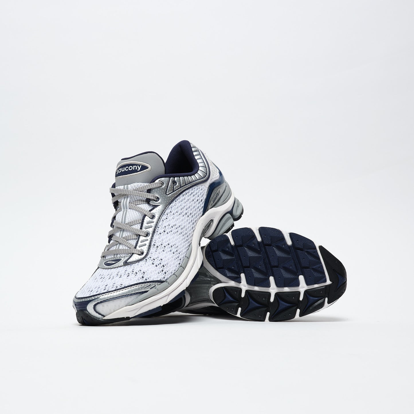 Saucony - Progrid Paramount (Silver/Navy)