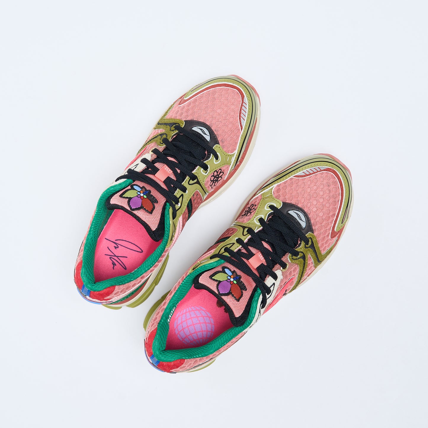 Saucony x Jae Tips - Progird Triumph 4 "Flowers Grows Uptown" (Peach/Leaf)