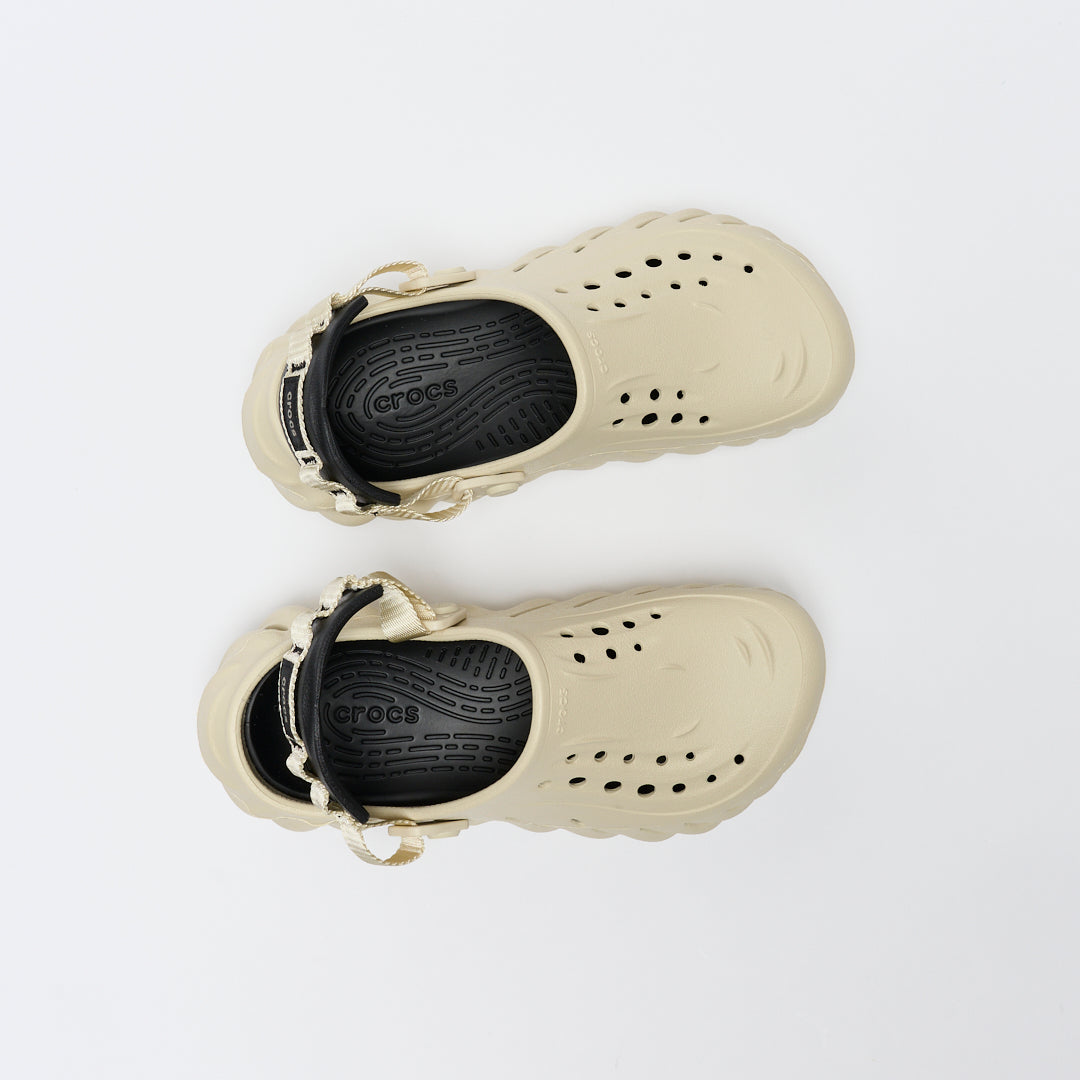 Sabot - Crocs - Echo Clog (Bone/Black)