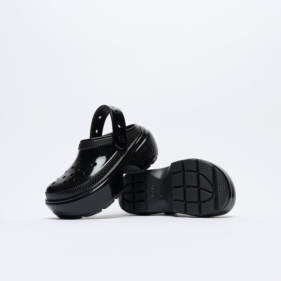 Sabot - Crocs - Stomp High Shine Clog (Black)