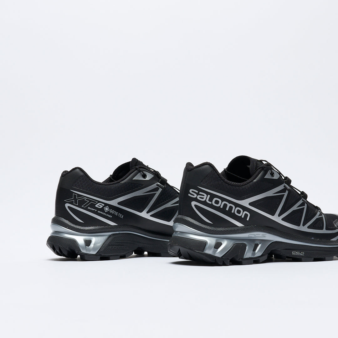 Salomon - XT-6 GTX (Black/Black/Footwear Silver)