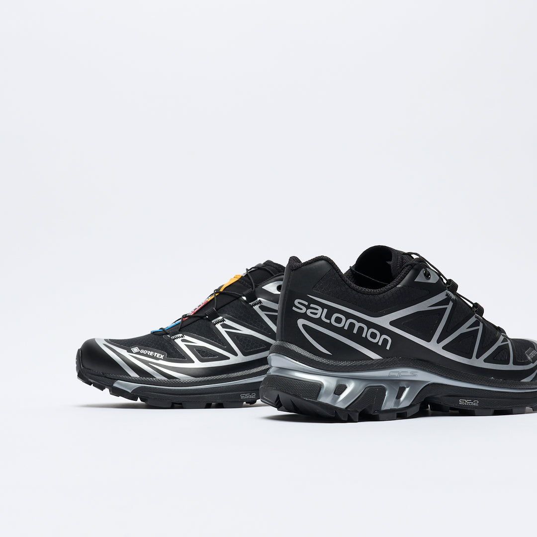 Salomon - XT-6 GTX (Black/Black/Footwear Silver)