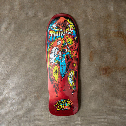 Santa Cruz - ST Grabke Max Melting Clock Deck 9.7 X 29.4 "Stranger Things"