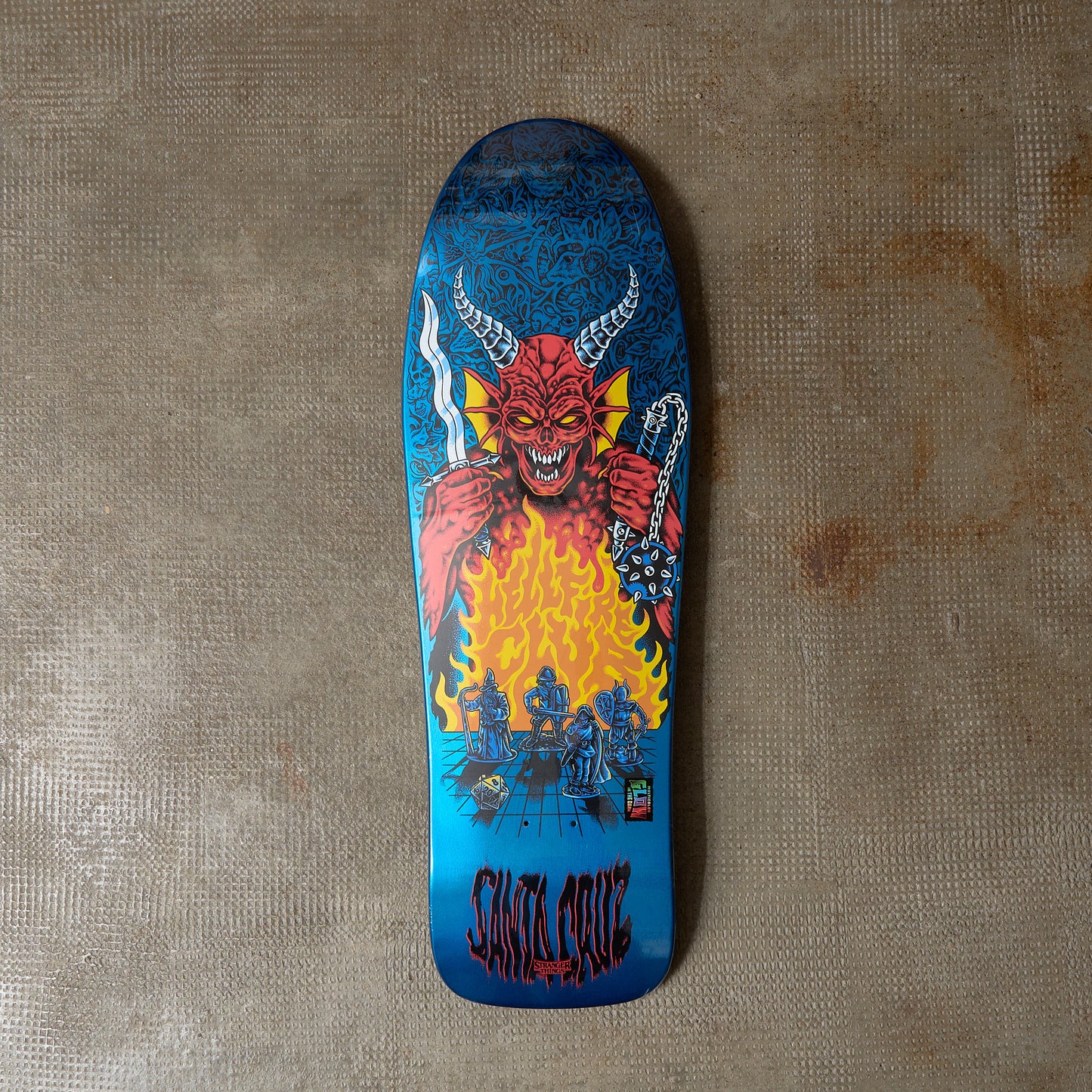 Santa Cruz - ST Knox Hellfire Pit Deck 10.07 X 31.275 "Stranger Things"