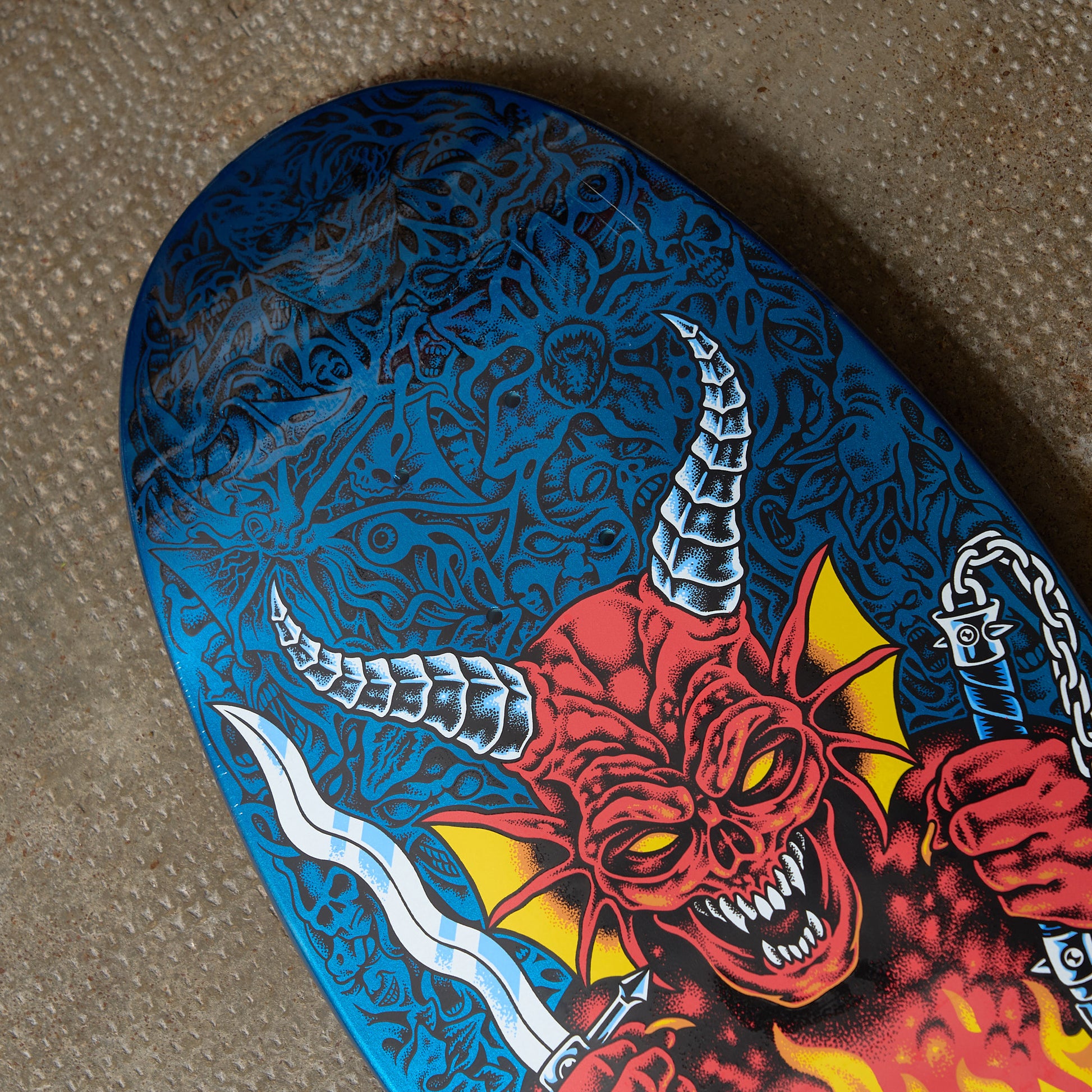 Santa Cruz - ST Knox Hellfire Pit Deck 10.07 X 31.275 "Stranger Things"