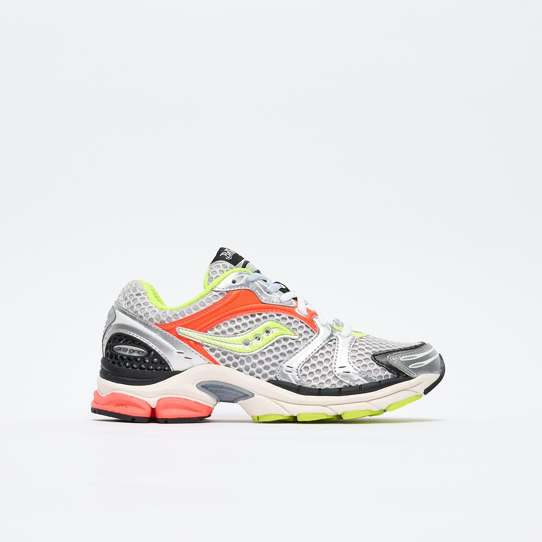 Saucony x Bellerose - Pro Grid Triumph 4 (Silver Fluo)