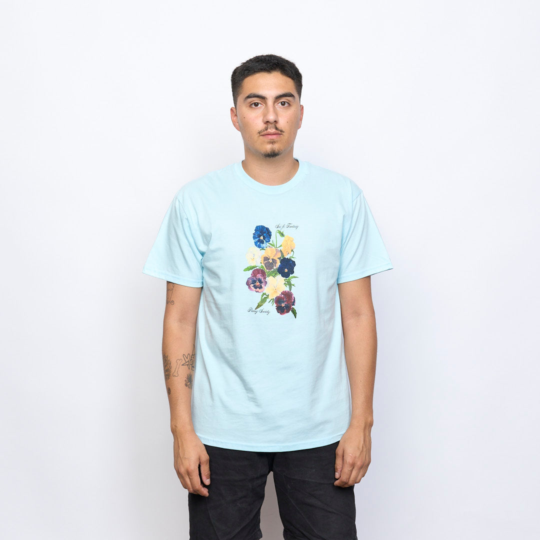 Sci-FI Fantasy - Pansy Society T-Shirt (Light Blue)