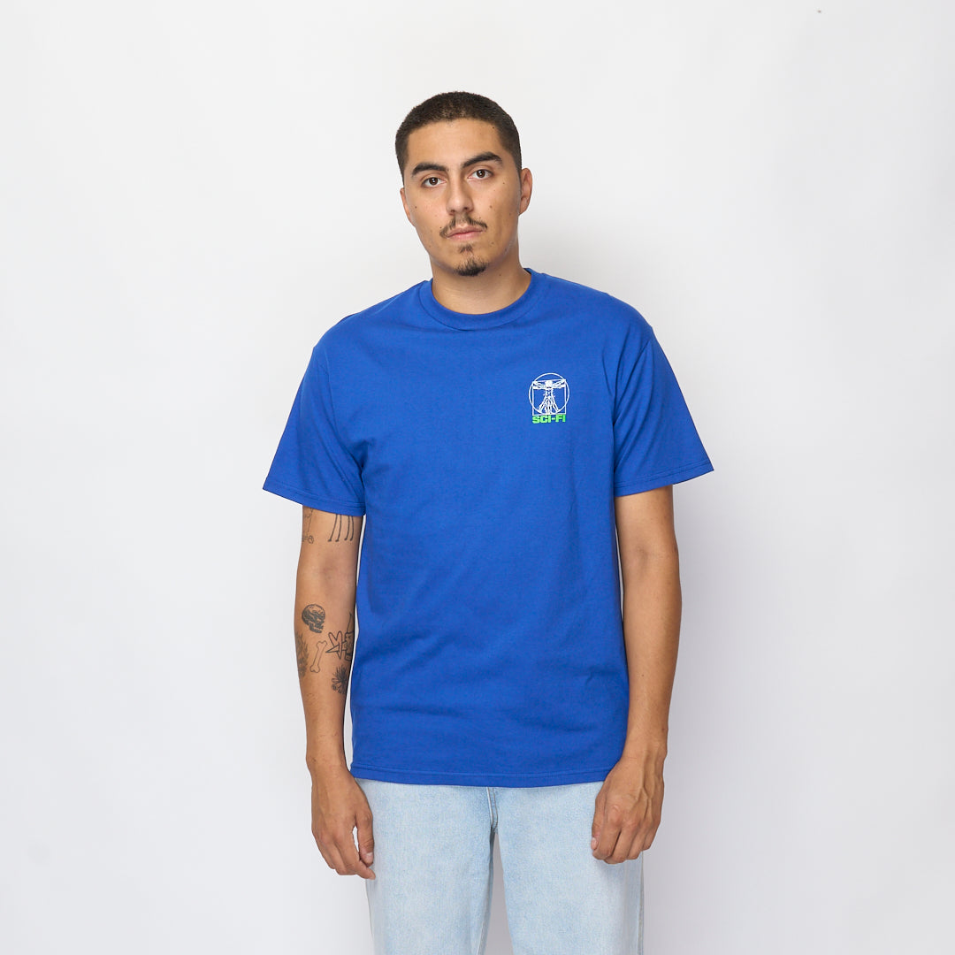 Sci Fi Fantasy Chain of Being Tee Blue