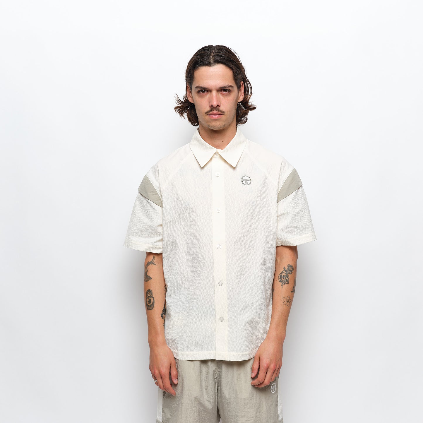 Sergio Tacchini - Capodimonte Shirt (Cream/Dust Grey)