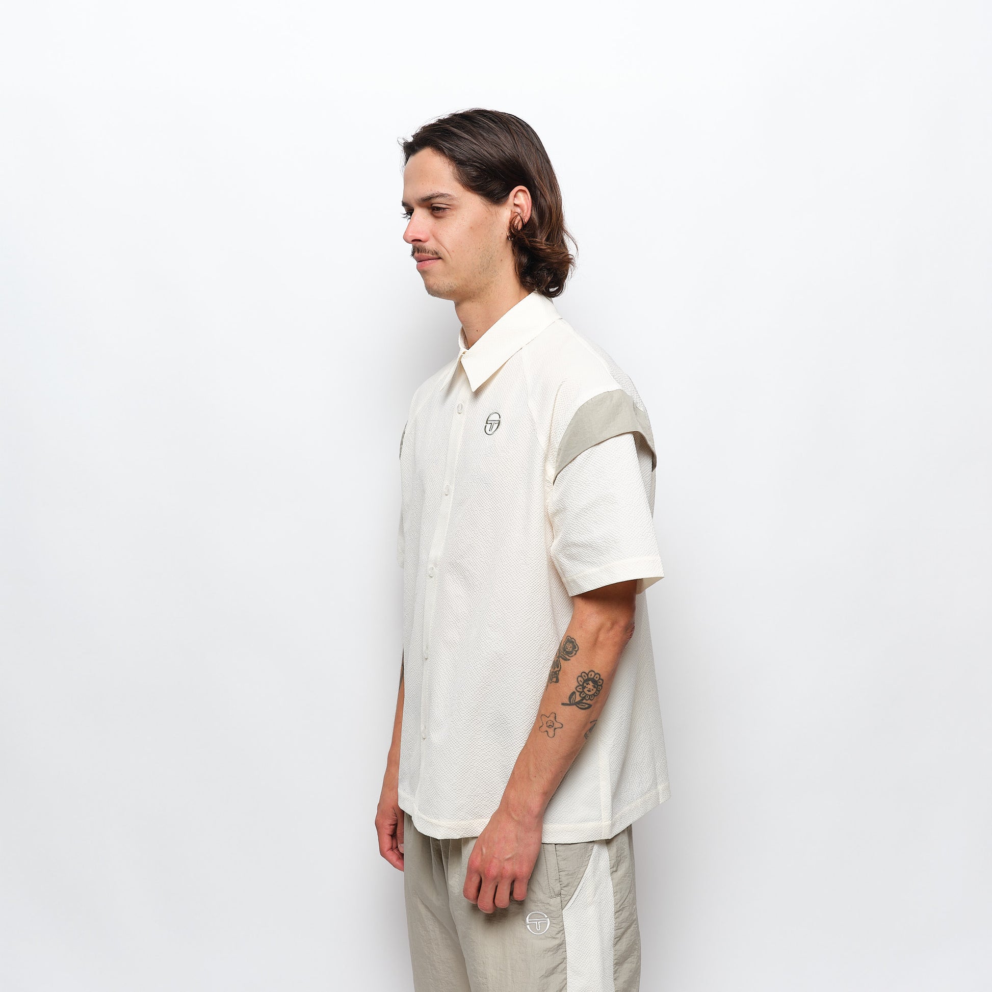 Sergio Tacchini - Capodimonte Shirt (Cream/Dust Grey)