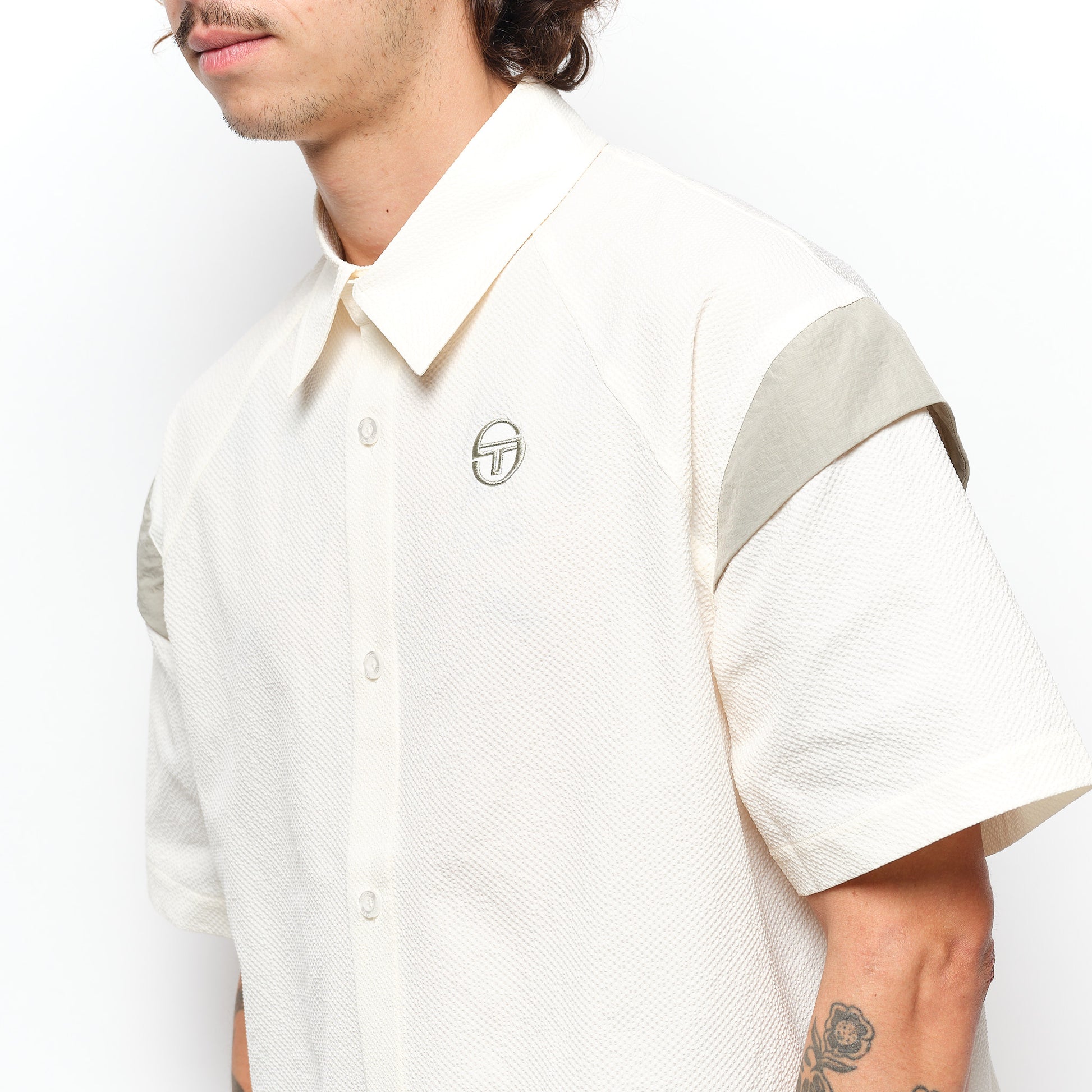 Sergio Tacchini - Capodimonte Shirt (Cream/Dust Grey)