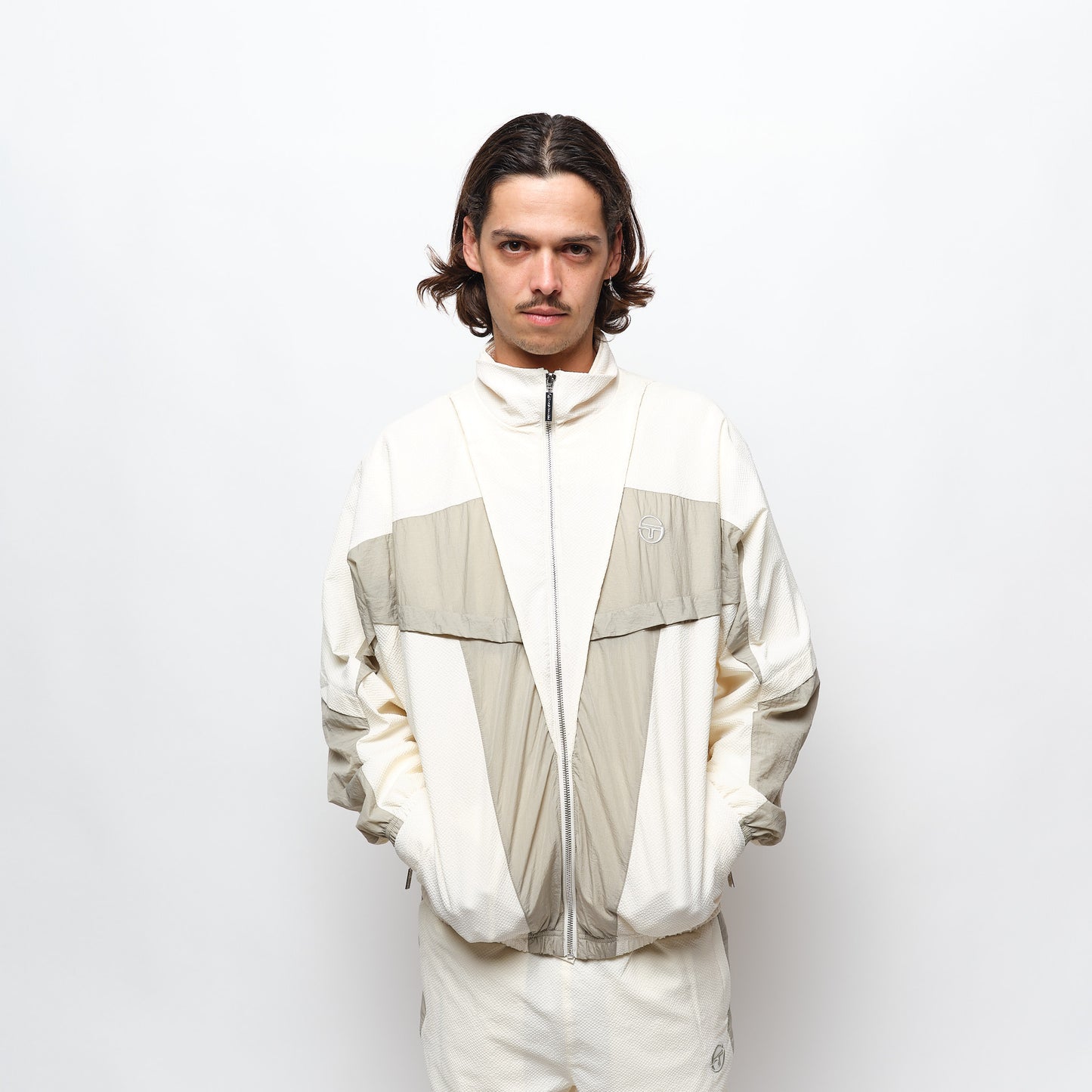 Sergio Tacchini - Capodimonte Track Jacket (Cream/Grey Dust)