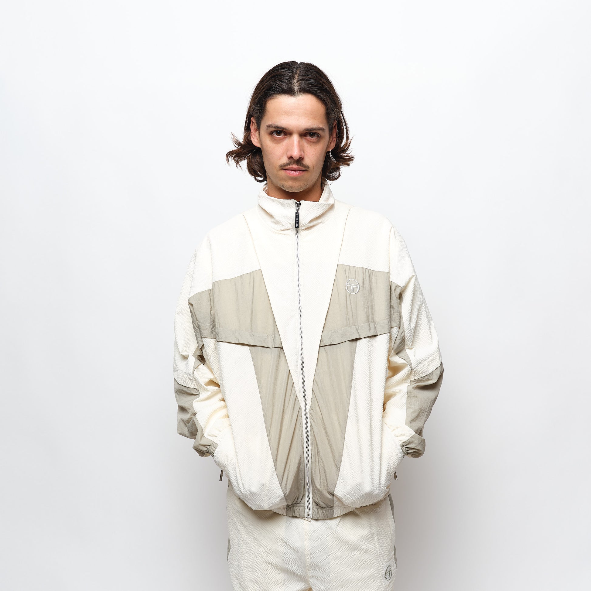 Sergio Tacchini - Capodimonte Track Jacket (Cream/Grey Dust)