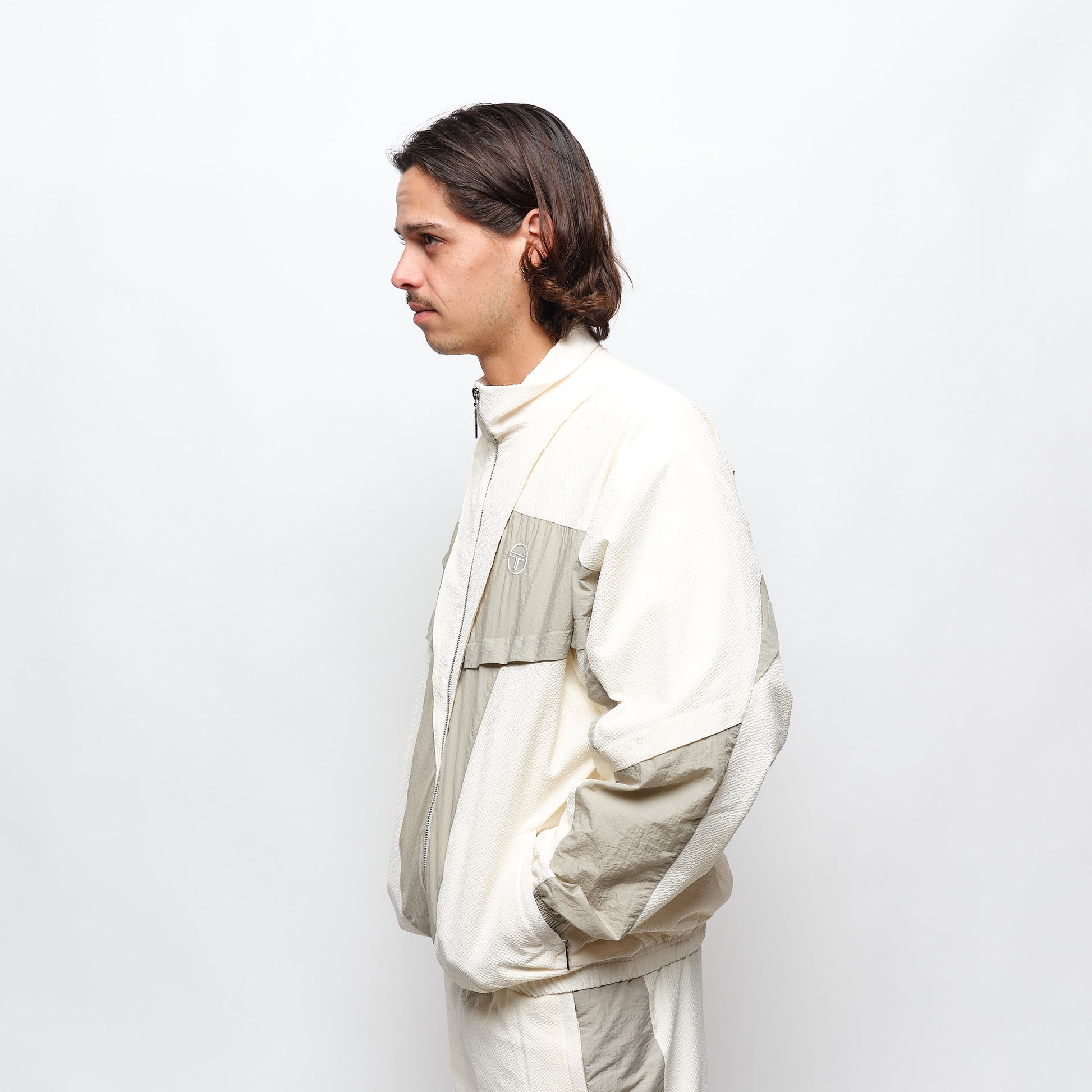 Sergio Tacchini - Capodimonte Track Jacket (Cream/Grey Dust)