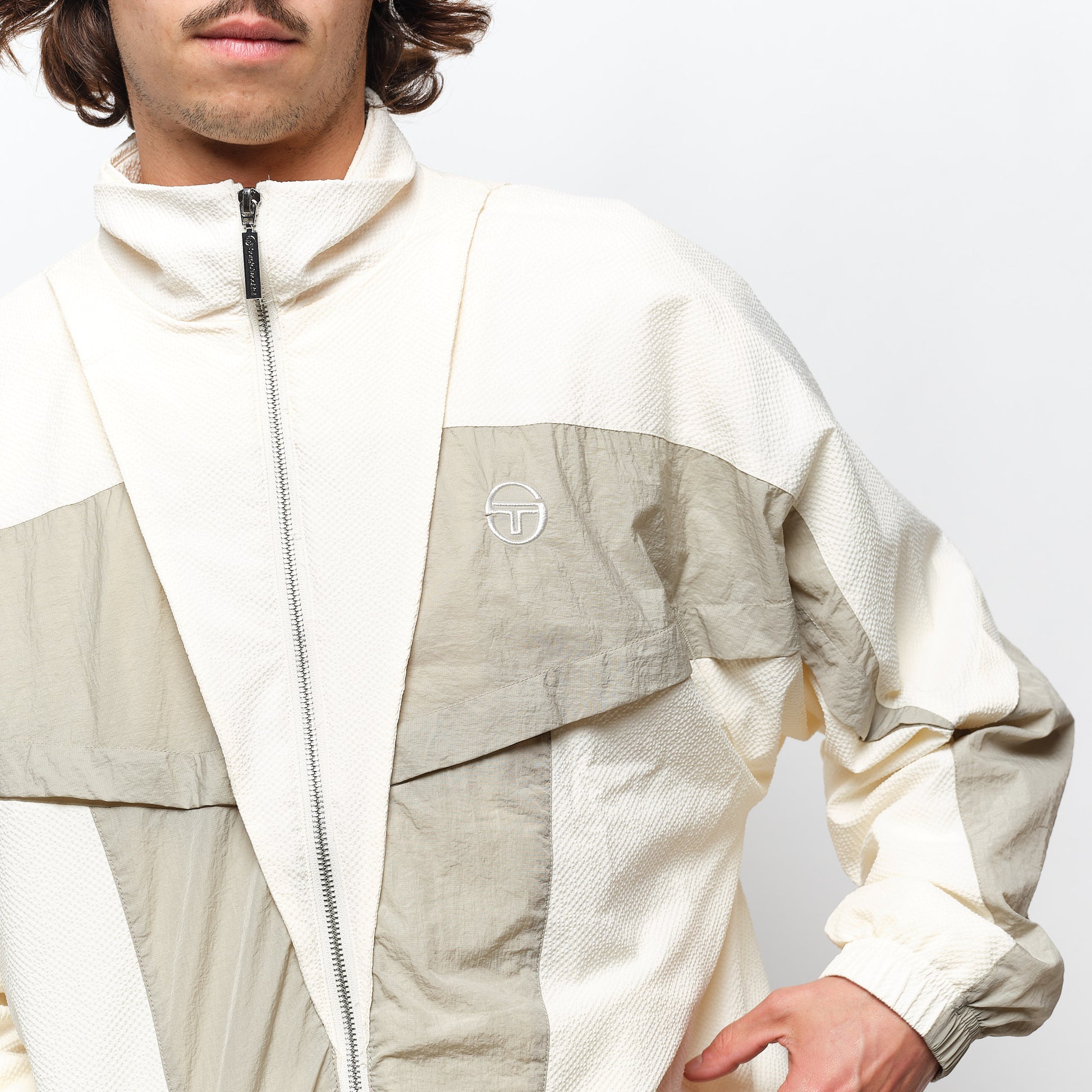 Sergio Tacchini - Capodimonte Track Jacket (Cream/Grey Dust)