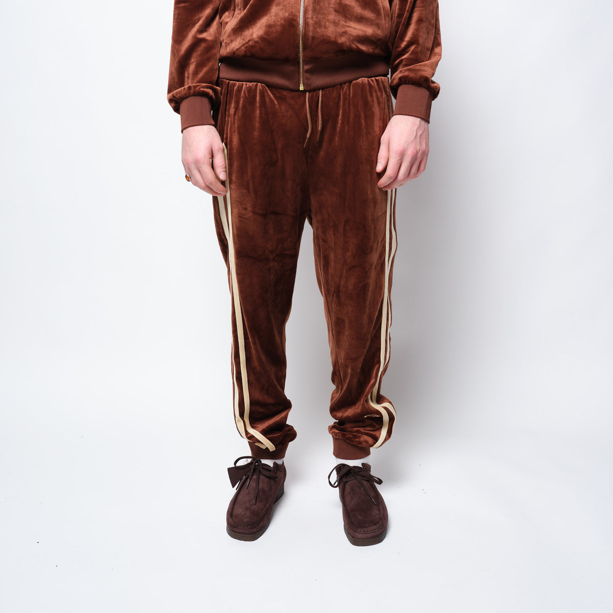 Sergio Tacchini - Damarindo Velour Pants 025 (Cappuccino/Mojave Desert)