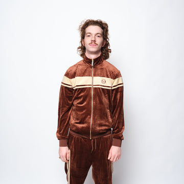 Sergio Tacchini - Damarindo Velour Tracktop 025 (Cappuccino/Mojave Desert)