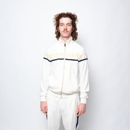 Sergio Tacchini - Damarindo Velour Tracktop 025 (Gardenia/White Cap Gray)