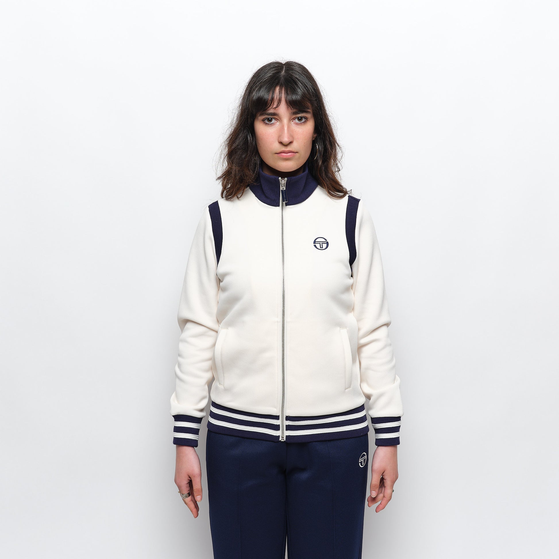 Sergio Tacchini - Women Tate Tracktop 1 (Cream/Navy)