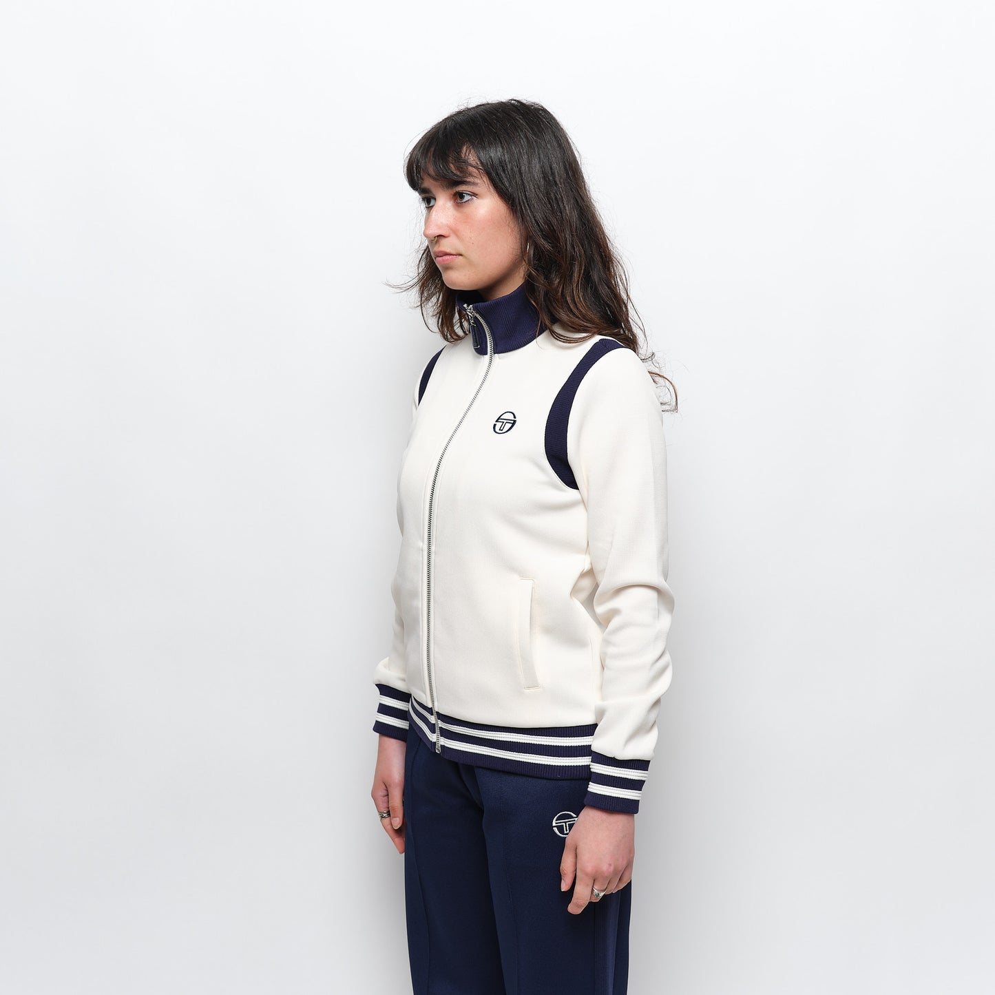 Sergio Tacchini - Women Tate Tracktop 1 (Cream/Navy)