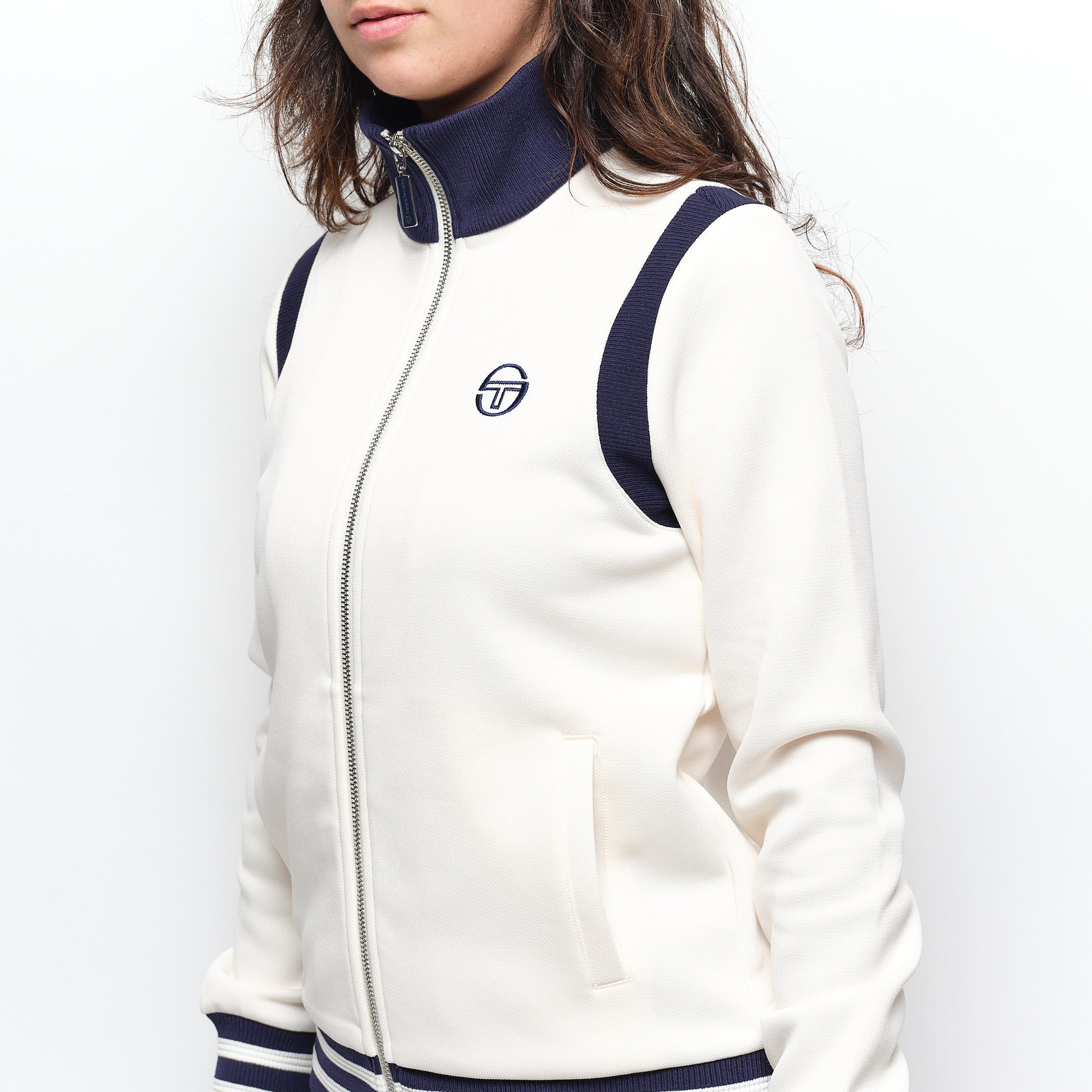 Sergio Tacchini - Women Tate Tracktop 1 (Cream/Navy)