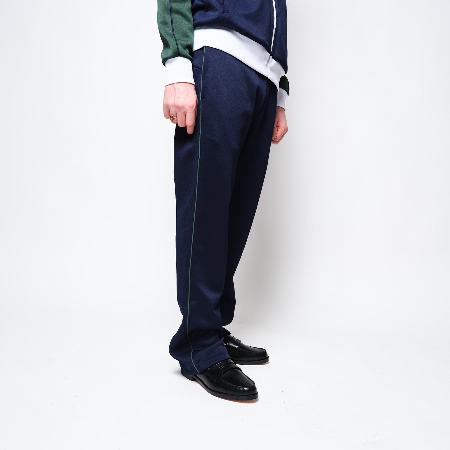 Sergio Tacchini Ghibli Piquet Pants Navy/Pine Green