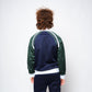Sergio Tacchini Ghibli Piquet Tracktop Navy/Pine Green