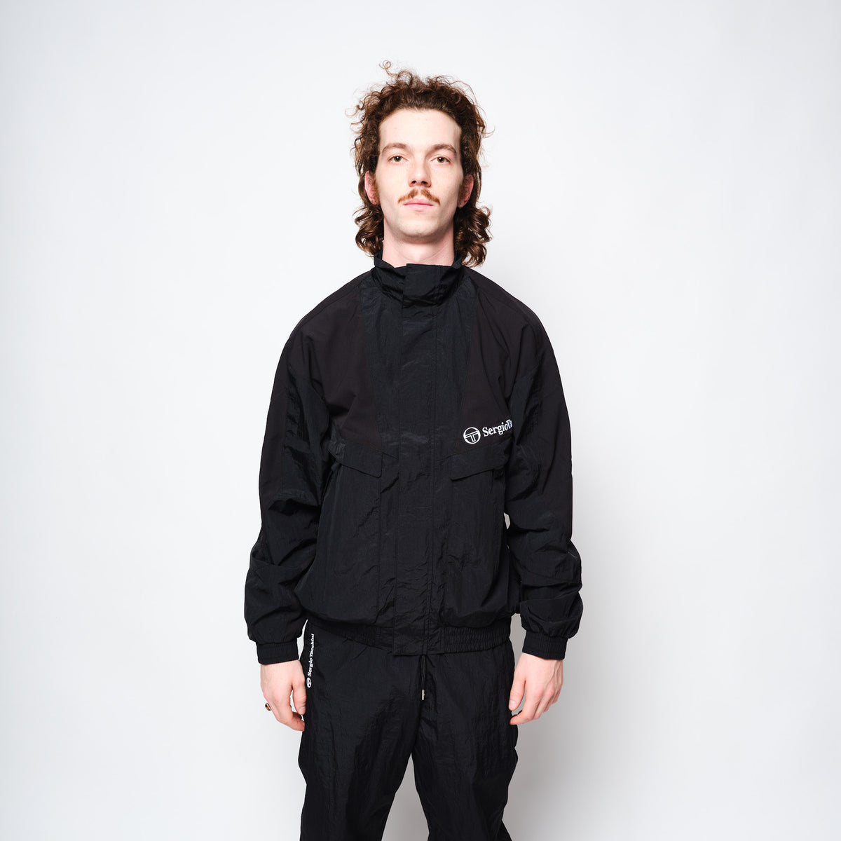 Sergio Tacchini Omar Track Jacket Black/White