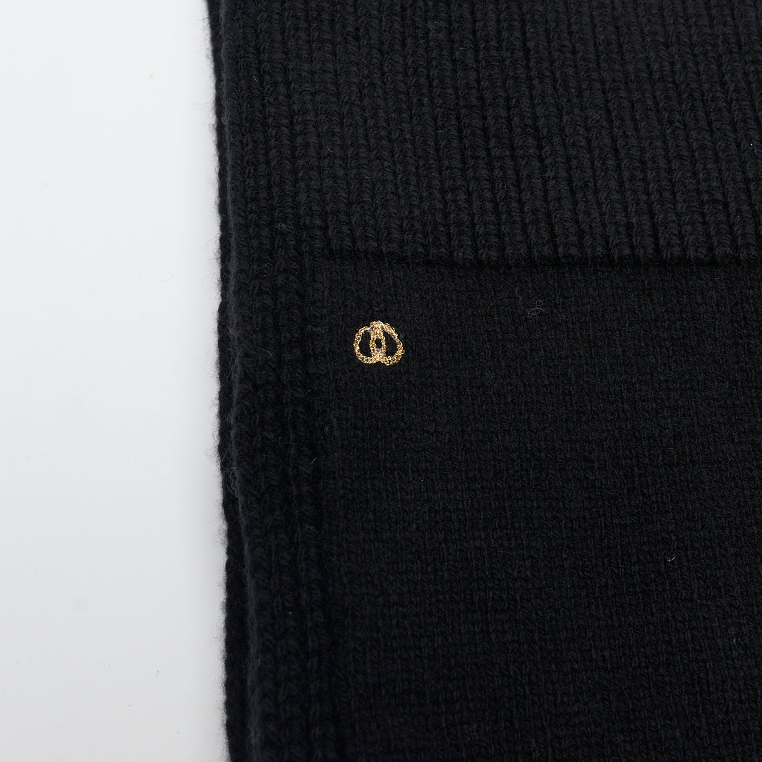 Seven Gauge - Wool Scarf (Nero)