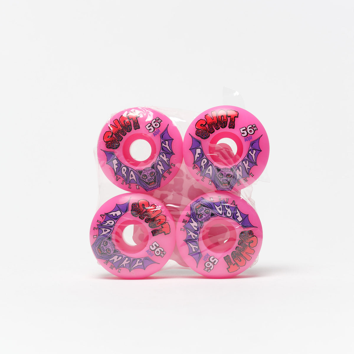 Snot Wheels - Franky Villani Classic Wheels Neon Pink 56mm 101a