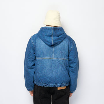 Stüssy - Denim Sherpa Work Jacket (Washed Blue)