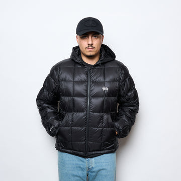 Stussy - Midweight Hooded Puffer (Black)