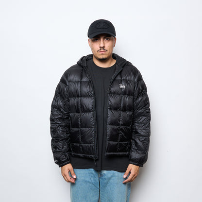 Stussy - Midweight Hooded Puffer (Black)