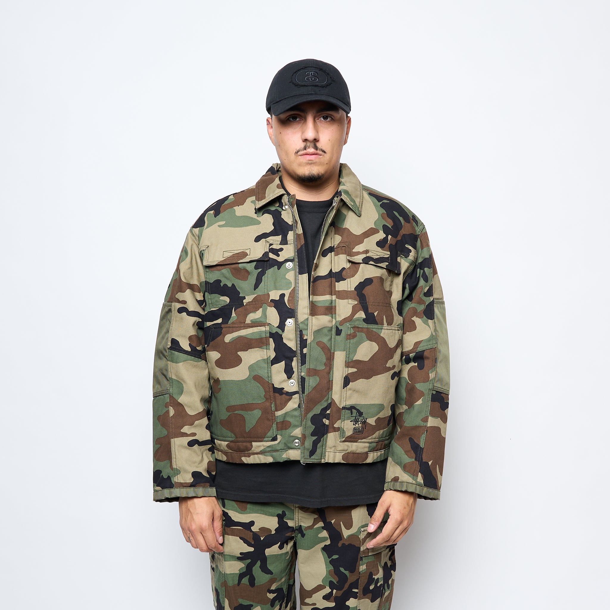 Stussy - Workgear Jacket (Woodland Camo) – MILK STORE