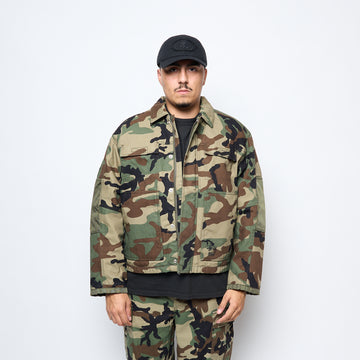 Stussy - Workgear Jacket (Woodland Camo)