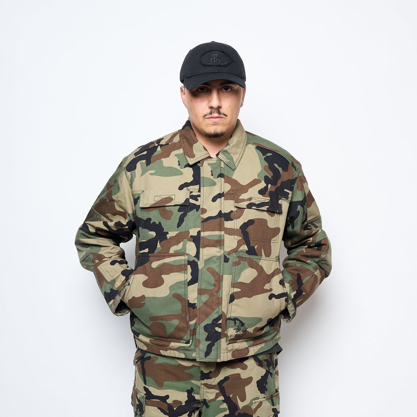 Stussy - Workgear Jacket (Woodland Camo)
