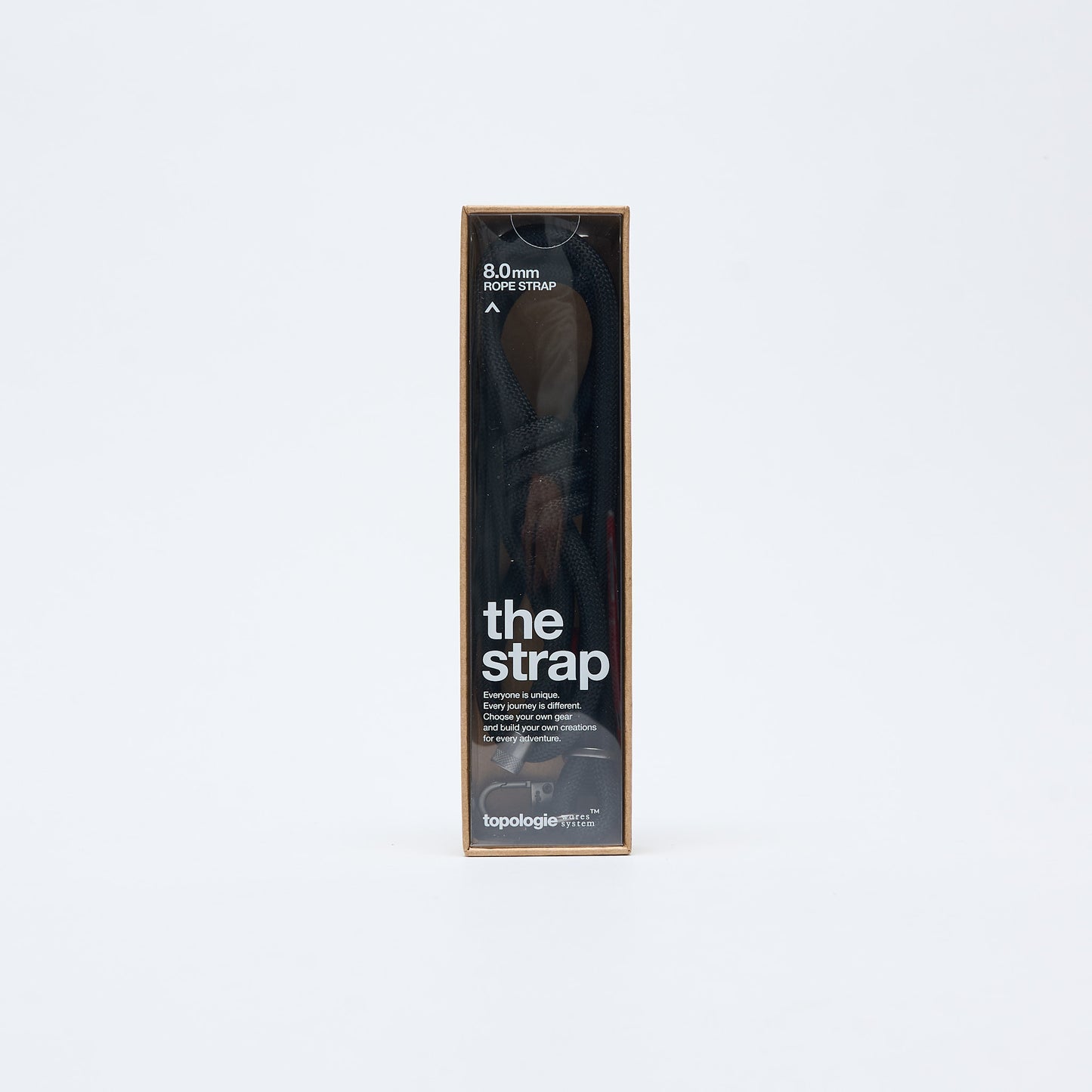 Topologie - Wares Straps 8.0mm Rope Strap (Black Solid)
