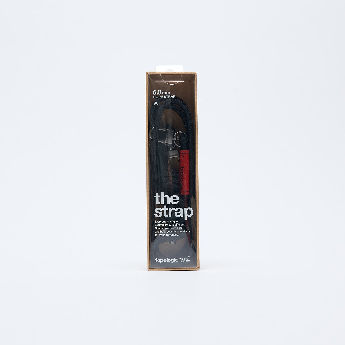 Topologie - Wares Straps 6.0mm Rope Strap (Black Solid)