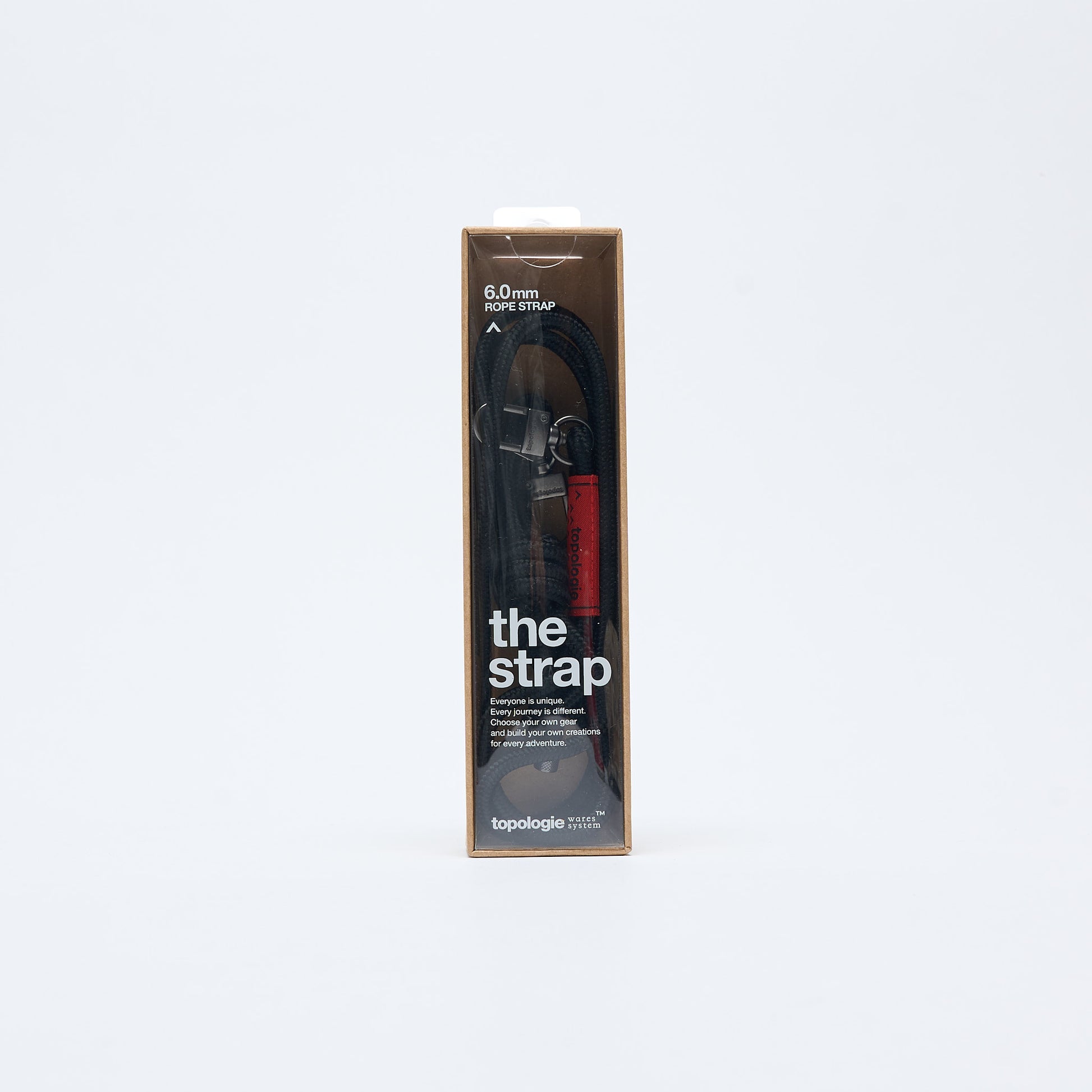 Topologie - Wares Straps 6.0mm Rope Strap (Black Solid)