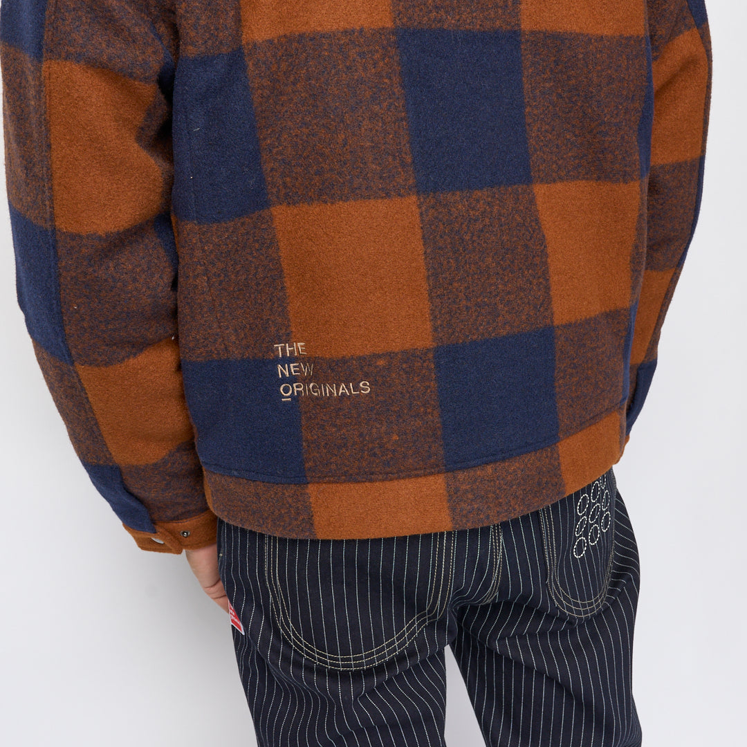 The New Originals - Astro Jacket (Coffee Liquor/Navy Checks)