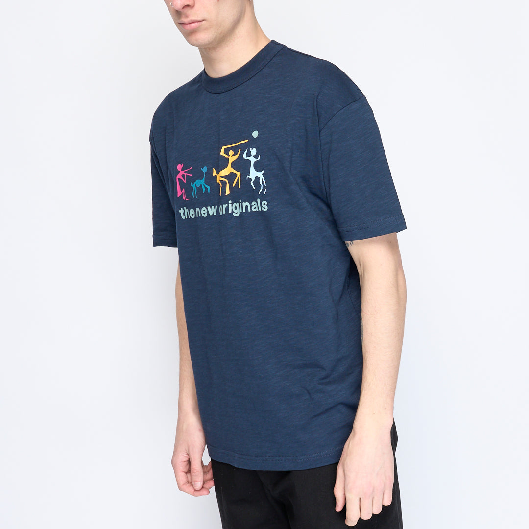 The New Originals - Fredasso Tee (Melange Navy)