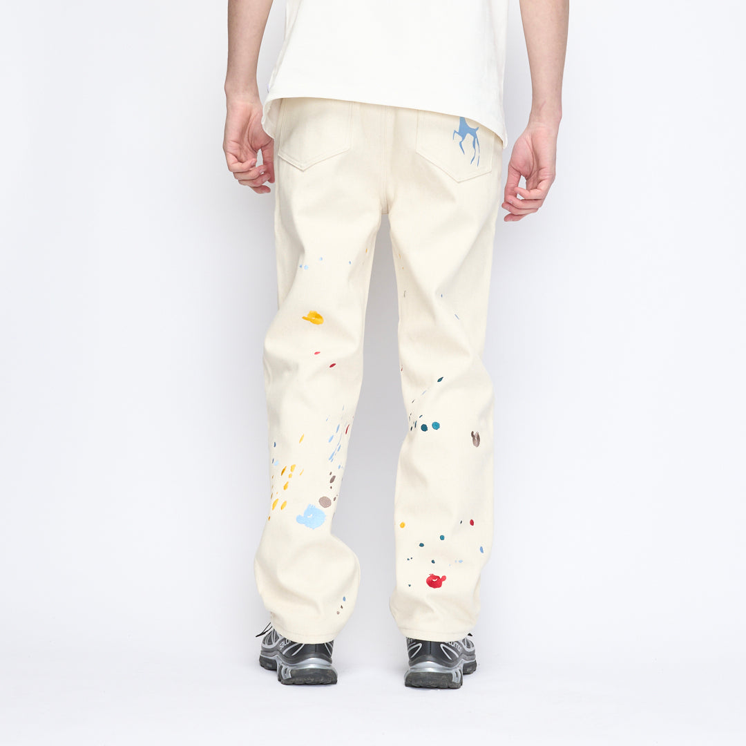The New Originals - Freddy Paint Jeans (White Alyssum)