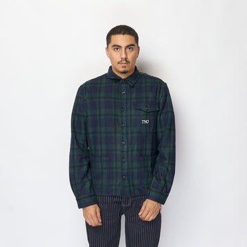 The New Originals - Lignator Overshirt (Navy/Magical Forest Checks)