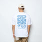 The New Originals - Supergraphic Tee (White Alyssum/Aegean Blue)