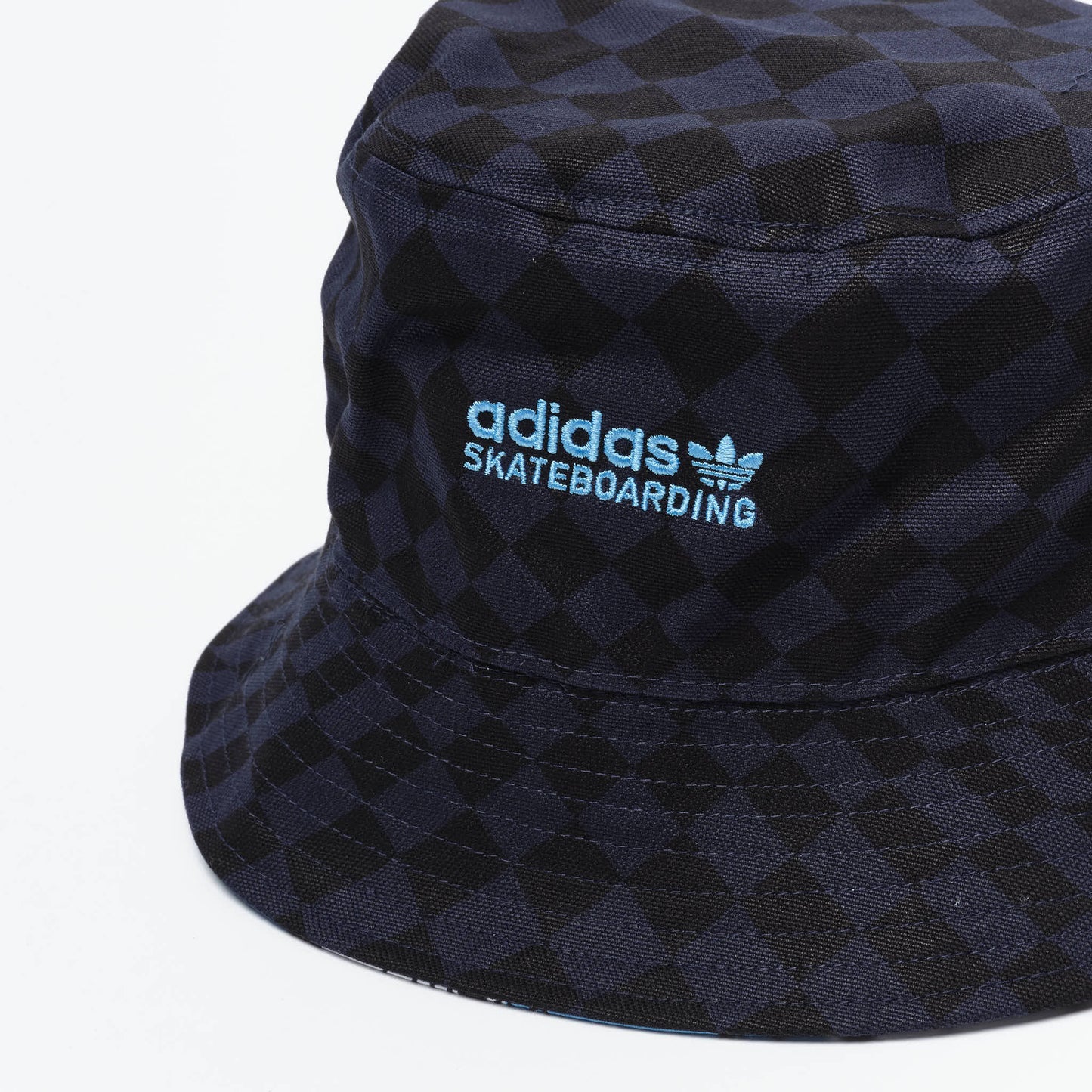 Thrasher x AFA x Adidas Skateboarding - Bucket Hat  (Black/Blue)